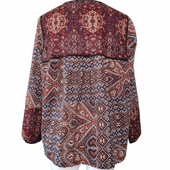 Sanctuary x Nordstrom | Patchwork Belle Babydoll S - Picture 3 of 11